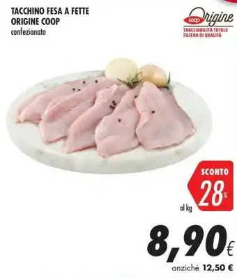 Coop Tacchino Fesa A Fette offerta