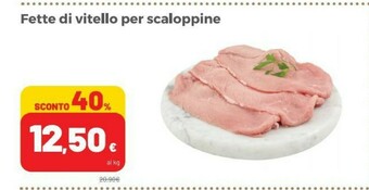 Coop Fette Di Vitello Per Scaloppine offerta