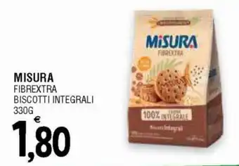 Al Discount Misura Fibrextra Biscotti integrali 330 g offerta
