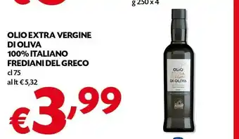 Pam Frediani & Del Greco - Olio Extravergine Di Oliva 100% Italiano Il Classico 750 G(ml) offerta