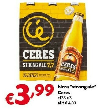 Pam Ceres Strong Ale 330 G(ml) offerta