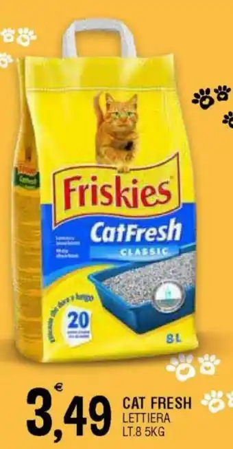 Al Discount Friskies Cat Fresh lettiera 8 lt. 5 kg offerta