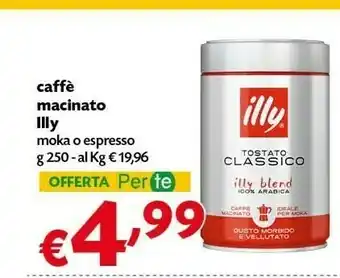 Illy Moka Caffè Macinato Per Moka 250 G(ml)