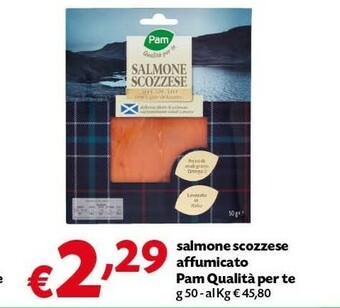 Pam Pam Salmone Scozzese Affumicato offerta
