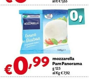 Pam Pam&panorama Mozzarella offerta