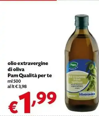 Pam Pam & Panorama - Olio Extra Vergine Di Oliva 500 G(ml) offerta