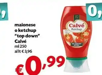 Pam Calvè Calvé - Ketchup 250 G(ml) offerta