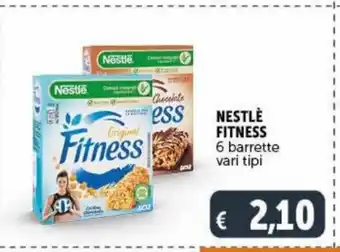 Deco Maxistore Nestlè Fitness 6 barrette vari tipi offerta