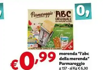 Pam Parmareggio L'ABC Della Merenda Con Snack offerta