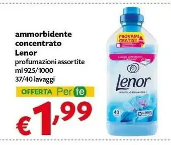 Pam Lenor Ammorbidente Concetrato Risveglio Primaverlie offerta