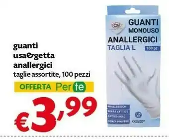 Pam Guanti Usa & Getta Anallergici offerta