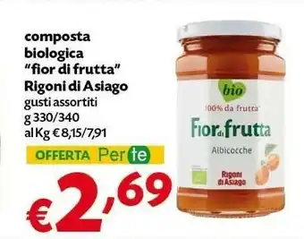 Pam Rigoni Di Asiago FiordiFrutta Albicocche offerta