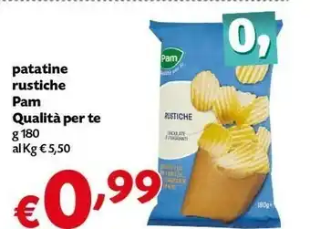 Pam Pam Patatine Rustiche offerta