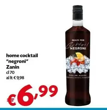 Pam Zanin Home Cocktail Negroni offerta