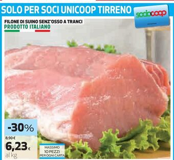 Coop Filone di suino senz'osso a tranci offerta