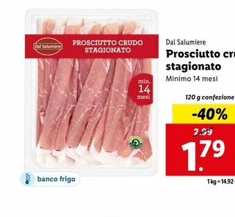 Lidl Prosciutto crudo stagionato offerta