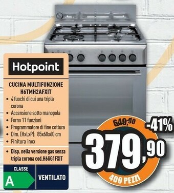 Unieuro Hotpoint H6TMH2AFXIT offerta