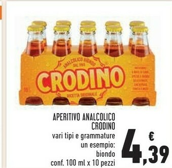 Conad Campari Crodino offerta