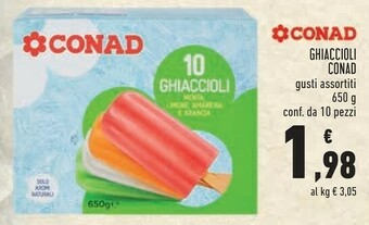 Conad Ghiaccioli offerta