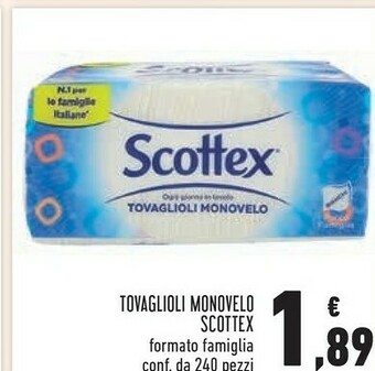 Conad Scottex Tovaglioli offerta