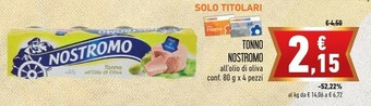 Conad Nostromo - Tonno All'Olio Di Oliva offerta