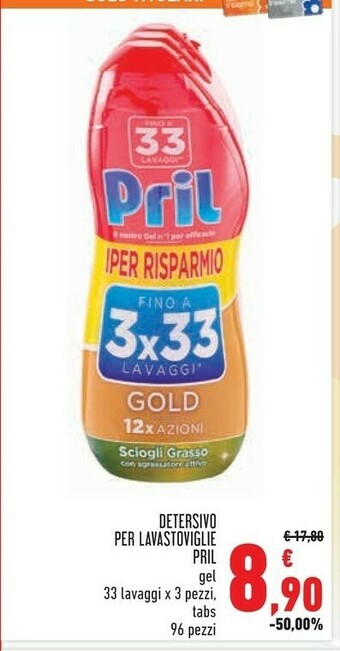 Conad Pril Detersivo lavastoviglie offerta