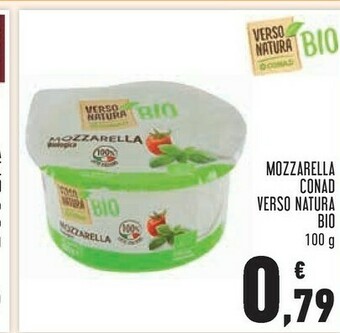 Conad Natura bio Mozzarella offerta