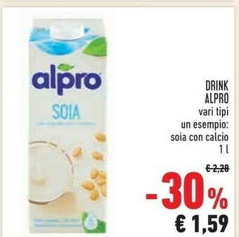 Conad Alpro Latte di soia offerta