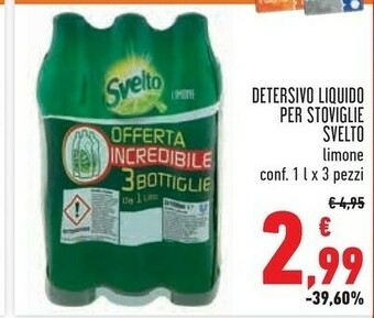 Conad Svelto Detersivo piatti offerta