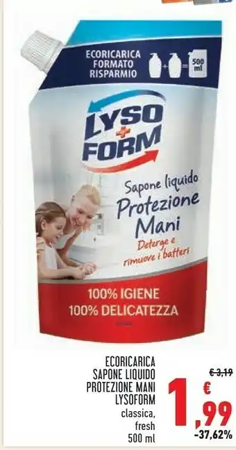 Conad Superstore Lysoform Sapone liquido offerta