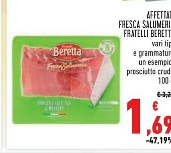Conad Superstore Beretta Prosciutto crudo offerta