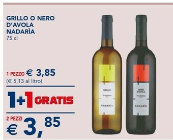 Esselunga Nadarìa Nero D'Avola 750 G(ml) offerta
