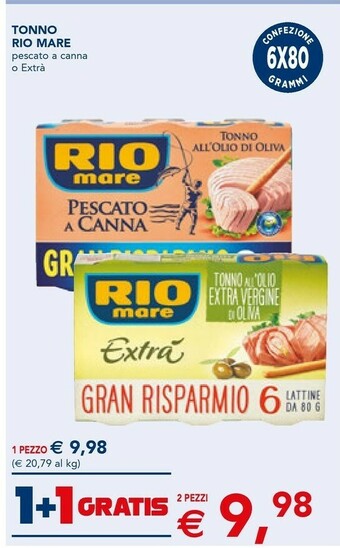 Esselunga Rio Mare Tonno Rio mare offerta