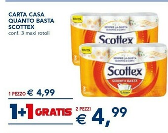 Esselunga Scottex Rotoli di carta offerta