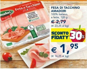 Esselunga Amadori Fesa di tacchino offerta