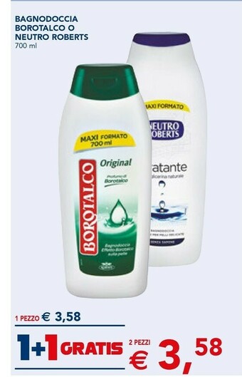 Esselunga Borotalco Bagnoschiuma offerta