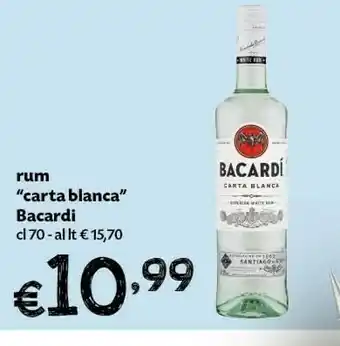 Pam Bacardi Rum Carta Blanca offerta