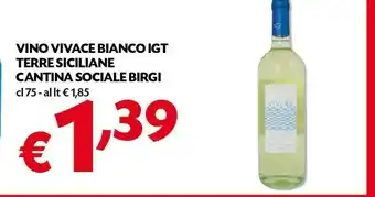 Cantina Sociale Birgi Vino Vivace Bianco Igt Terre Siciliane