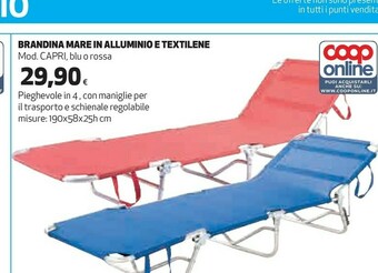 Coop Coop Brandina Mare In Alluminio E Textilene offerta
