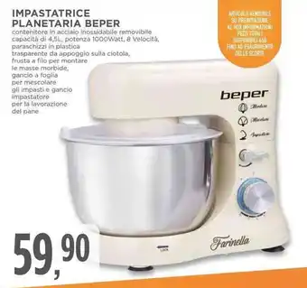 Conad Impastatrice Planetaria Beper offerta