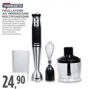 Termozeta Frullatore Ad Immersione Multifunzione