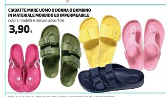 Coop Coop Ciabatte Mare Uomo O Donna O Bambino In Materiale Morbido Ed Impermeabile offerta