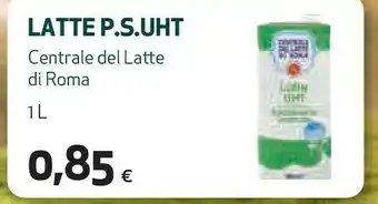 Coop Centrale del latte di roma Latte UHT Parzialmente Scremato 1000 G(ml) offerta