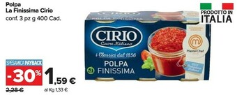 Carrefour Market Cirio La Finissima Polpa offerta