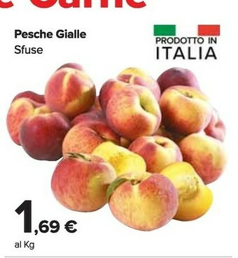 Carrefour Market Pesche Gialle offerta