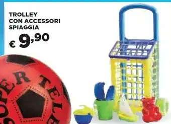 Coop Trolley Con Accessori Spiaggia offerta