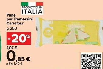 Carrefour Market Carrefour Pane Per Tramezzini offerta