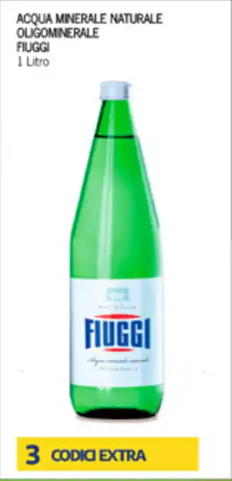 Iper Tosano Fiuggi Acqua Minerale Naturale Oligominerale 1 litro offerta
