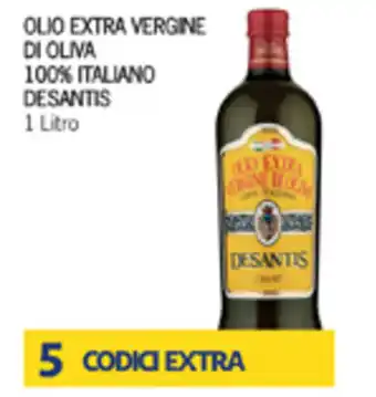 Iper Tosano Desantis Olio Extra Vergine Di Oliva 100% Italiano 1 Litro offerta