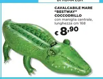 Coop Bestway Cavalcabile Mare Coccodrillo offerta